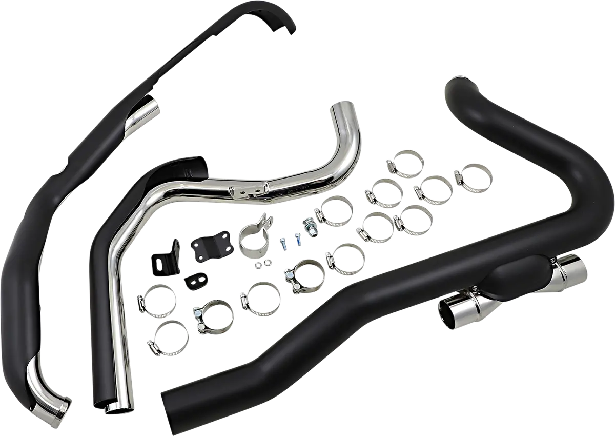 Cobra Powerport Dual Headpipes With Dual Bungs For Bagger & Trike 1