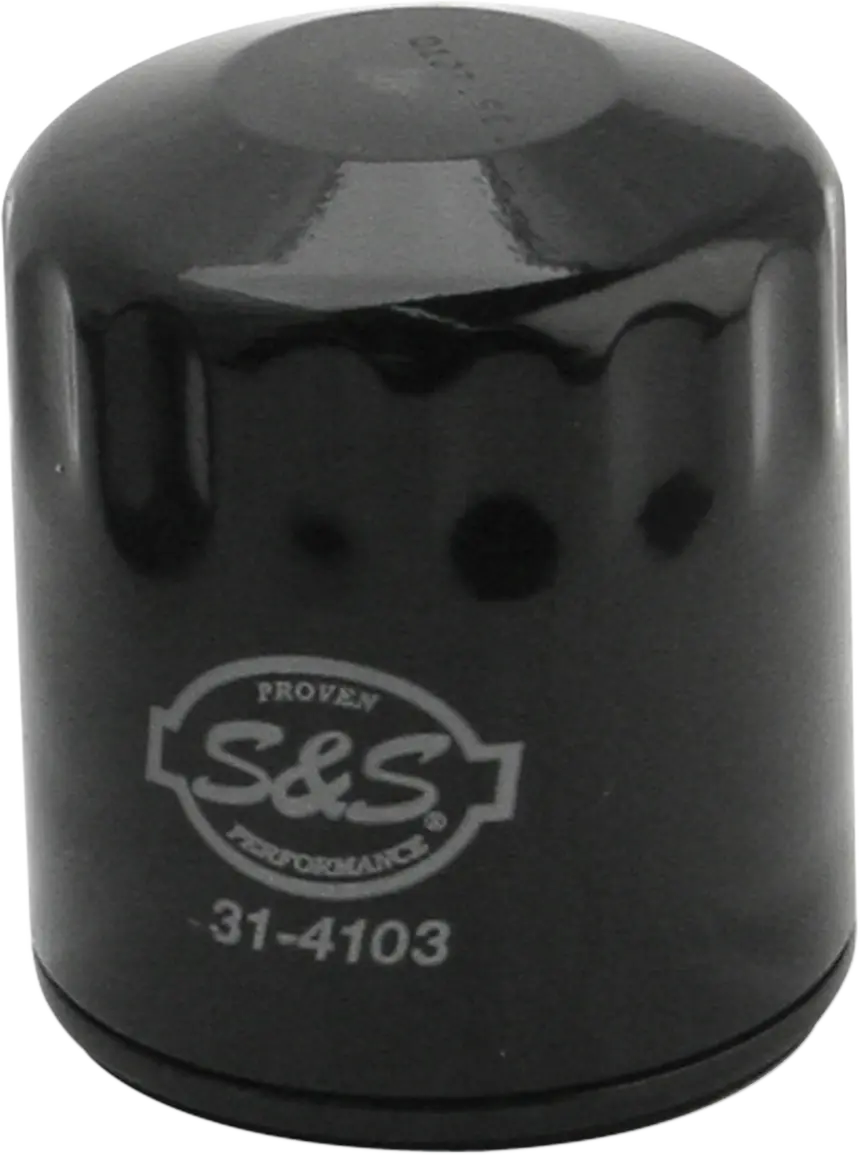 S&S Cycle Oil Filter - Black 31-4103A 1