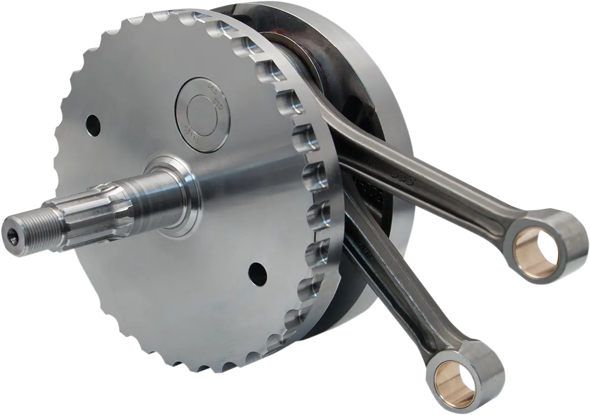 S&S Cycle Flywheel Assembly - 4-5/8" - W/O Sprocket Bearing Race - Twin Cam W/124" S&S Motor '07-'17 320-0464 1