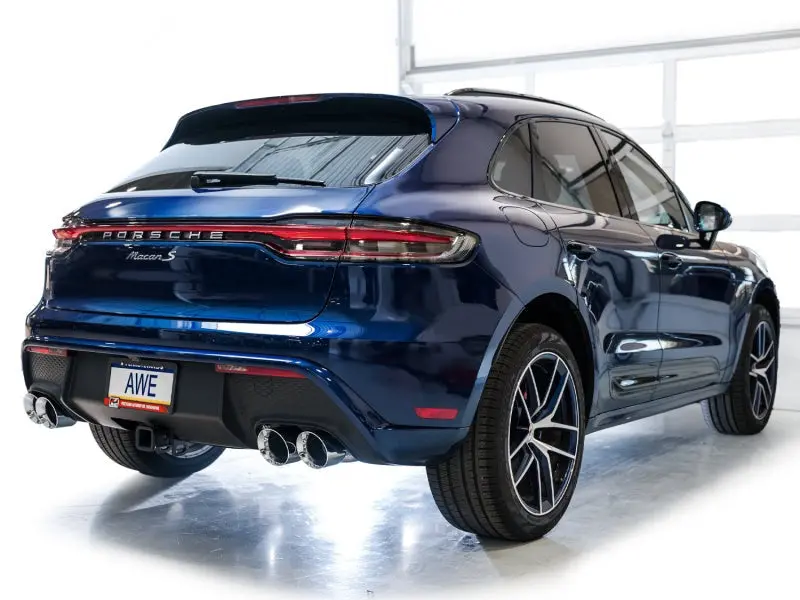 Awe Tuning 2022+ Porsche Macan 2.9Tt Touring Edition Catback Exhaust W/ Chrome Silver Tips 2
