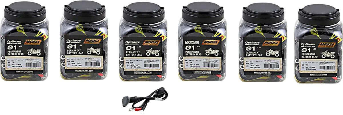 Moose Offroad Battery Lead - O1 - Sae/12V - Permanent - Set Of 6/20 Pack 01Nmjarx6 1