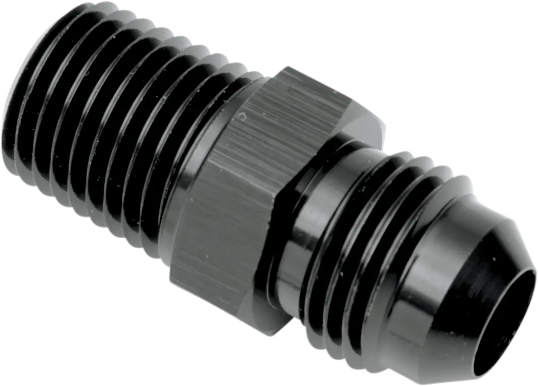 Goodridge Oil Line Fitting - Black -Straight - 1/8" Npt An816-06-02Dbk 1