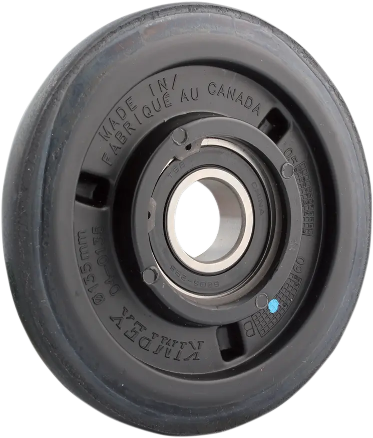 Kimpex Idler Wheel With Bearing 6205-2Rs - Black - Group - 135 Mm Od X 1" Id 298926 1
