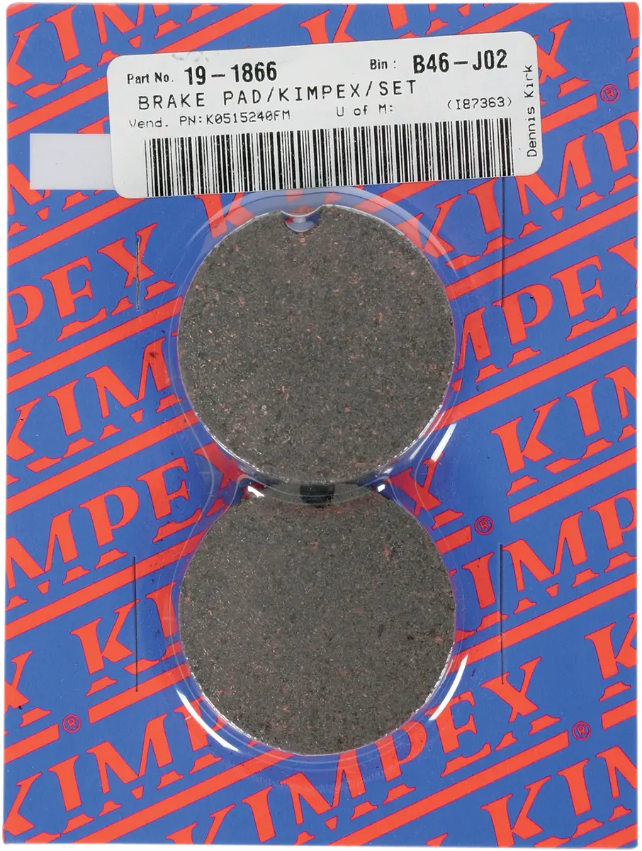 Kimpex Brake Pads - Bearcat/Ext 273807 1