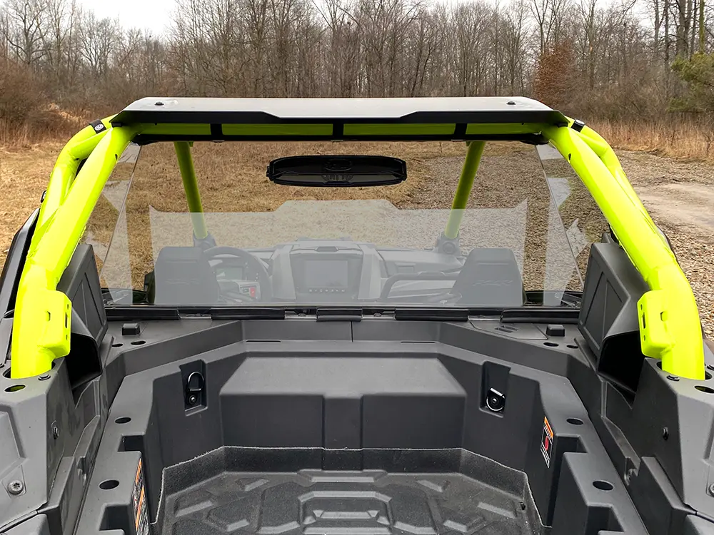 Rear Vented Windshield Tinted Polaris Pro R 2