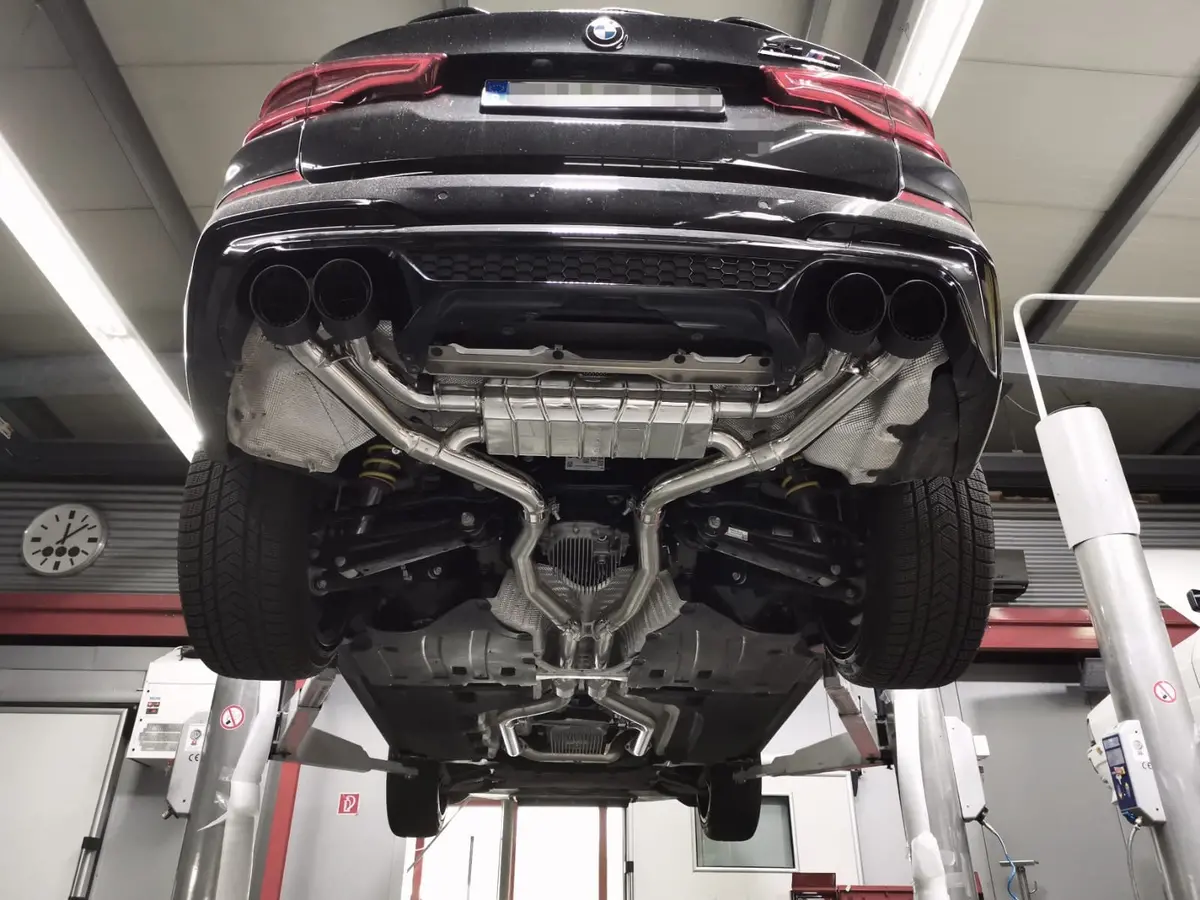 Capristo Valved Exhaust + Opf Spare + Mid-Pipes + Carbon Tips (Oe Actuators) - Bmw F97 X3m Competition 3