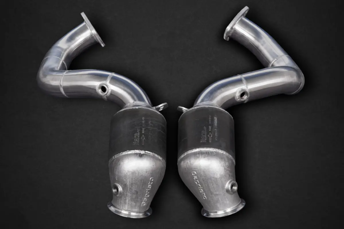 Capristo Cat Spare Downpipes + Heat Blankets - Aston Martin Vantage/Amr (M177) 2