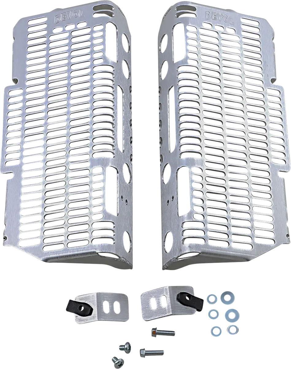 Devol Radiator Guards - Brushed Aluminum 4