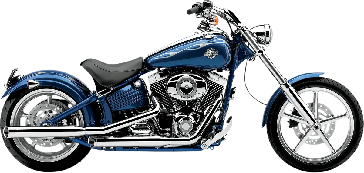 Cobra Chrome Slashcut Mufflers 2