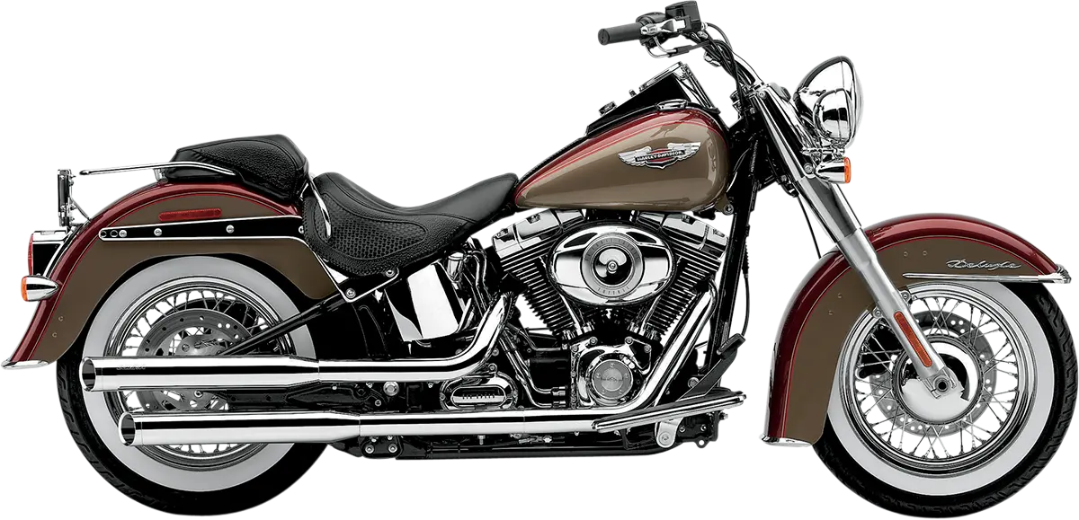 Cobra Chrome Slashcut Mufflers 3