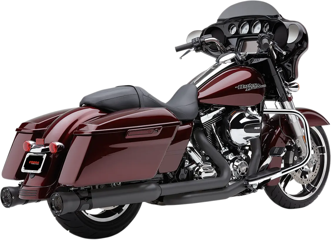 Cobra Race Pro Mufflers For '95-'16 Fl Bagger Models 3
