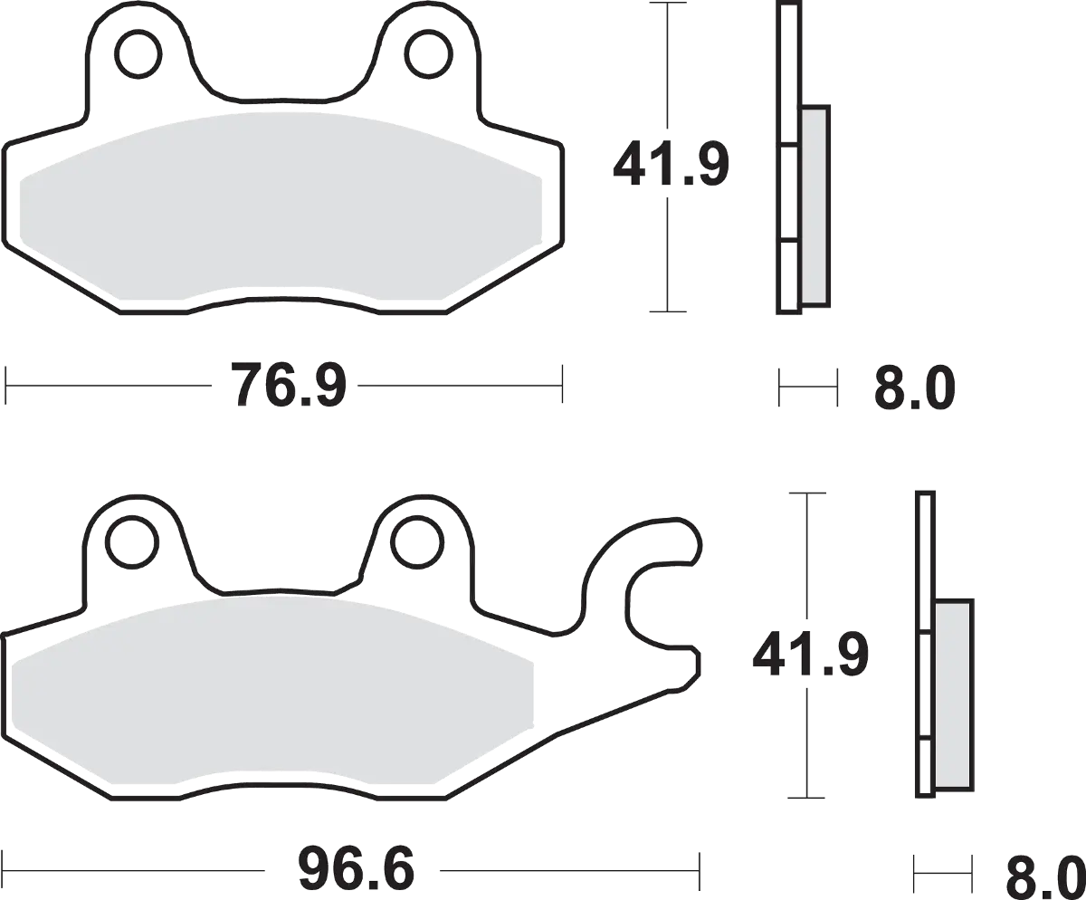 Sbs Scooter Brake Pads - Burgman 400 1