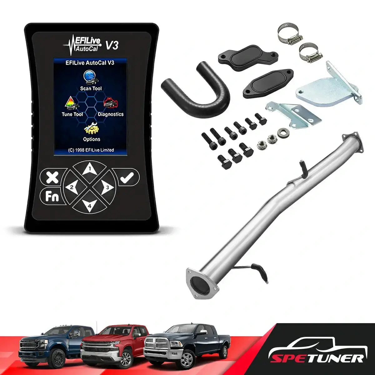 Egr/Dpf/Def Delete 2007.5-2010 Lmm 6.6L Duramax All-In-One Kit 22