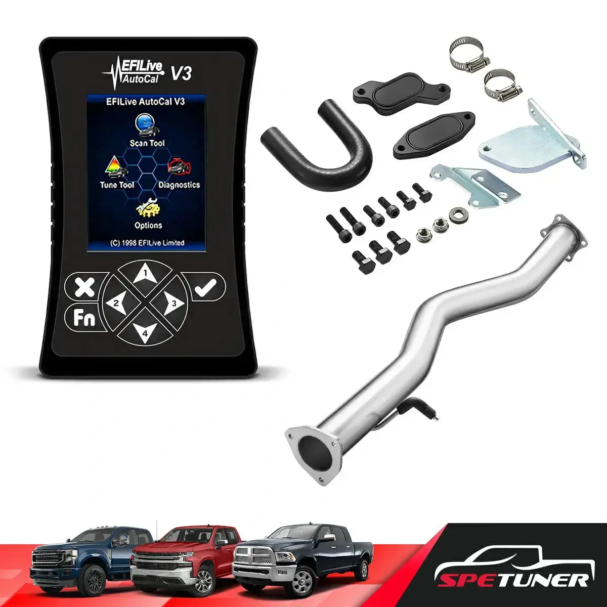 Egr/Dpf/Def Delete 2007.5-2010 Lmm 6.6L Duramax All-In-One Kit 23