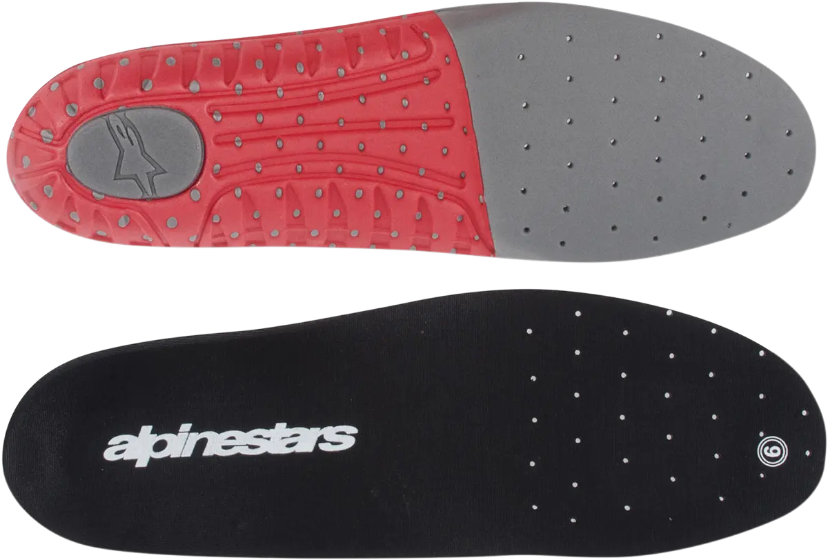 Alpinestars Tech 7 Footbed - Gray/Red - Size 13 25Fut74-933-13 1