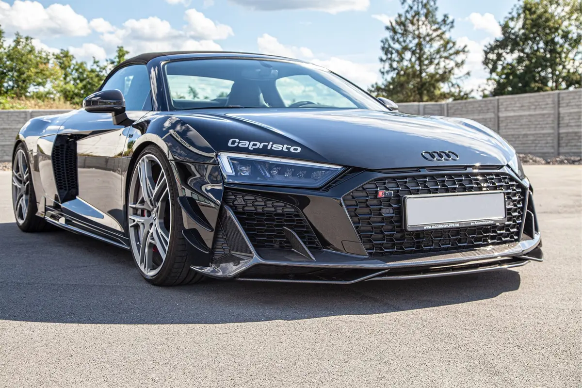 Capristo Carbon Fiber Front Spoiler - Audi R8 (Gen2) Facelift 1
