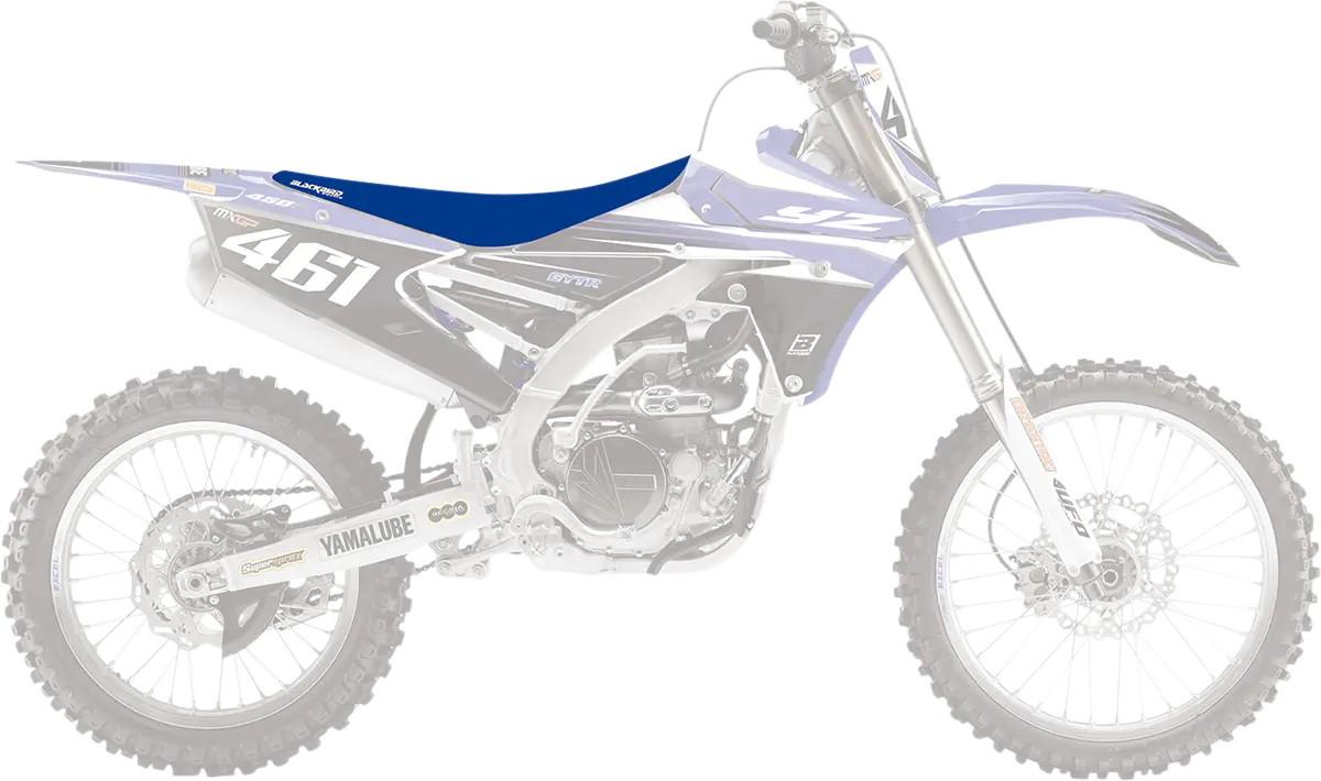 Blackbird Racing Double Grip 3 Seat Cover - Blue/Black - Yamaha 1249H 2