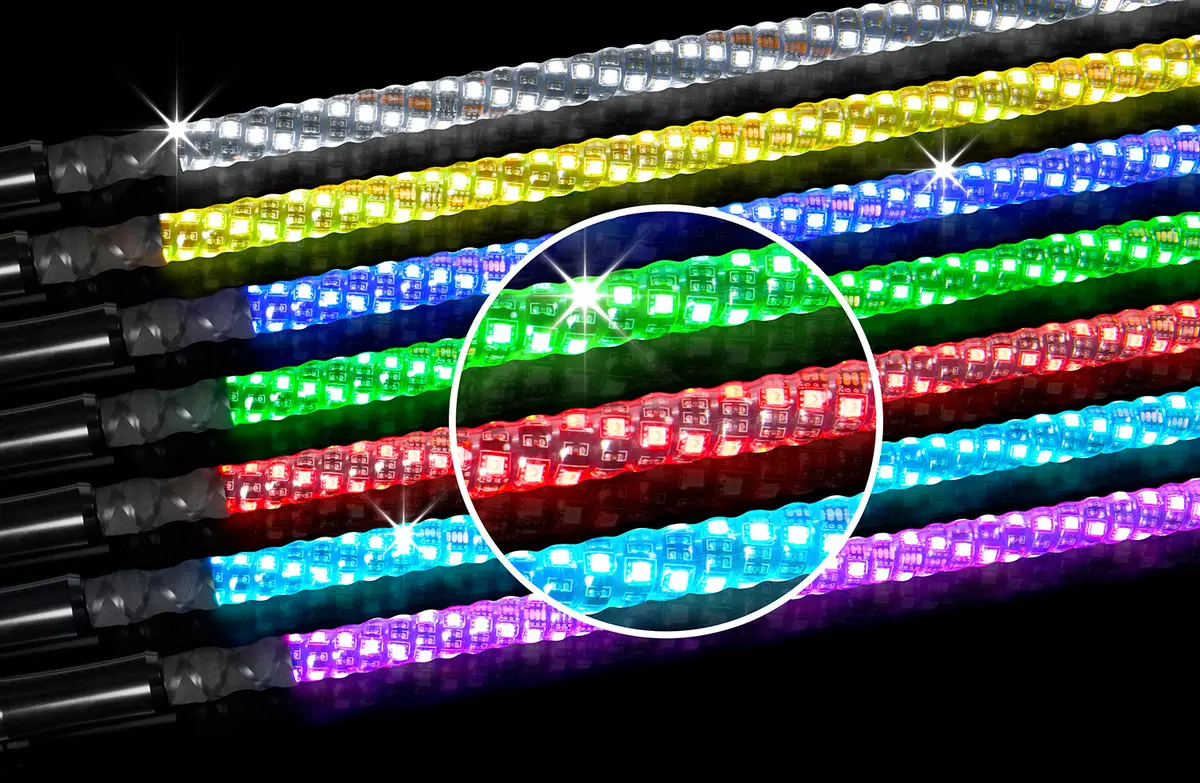 2' Rgb Led Whip Flag 1