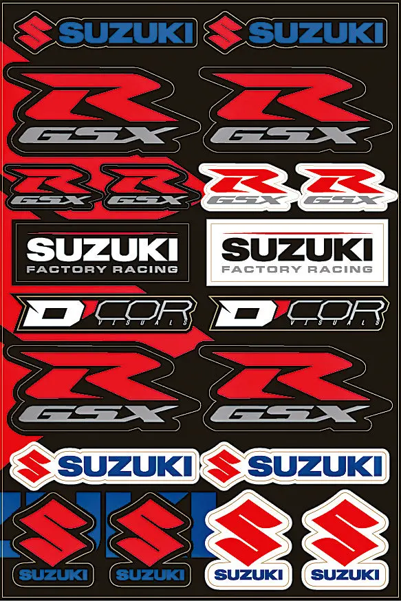 Suzuki Street Decal Sheet 1