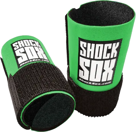 Shock Sox  4"C  Green Conventional Forks 1