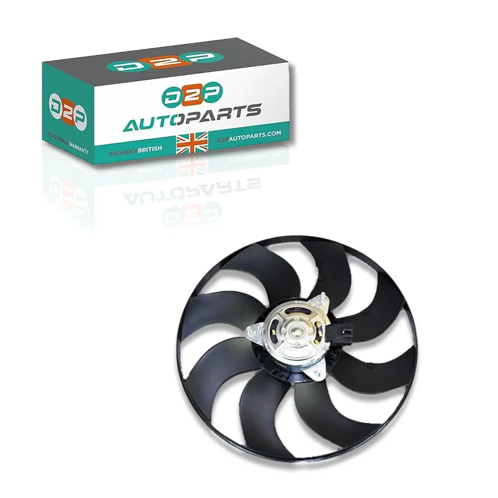 Radiator Cooling Fan With Motor (12V) For Opel: Corsa, Vauxhall: Corsa, Corsavan, 1341399 2