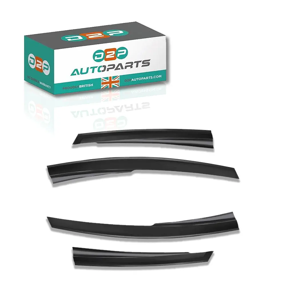 4Pcs Of Front & Rear Wind Deflectors For Ford: Fiesta 2