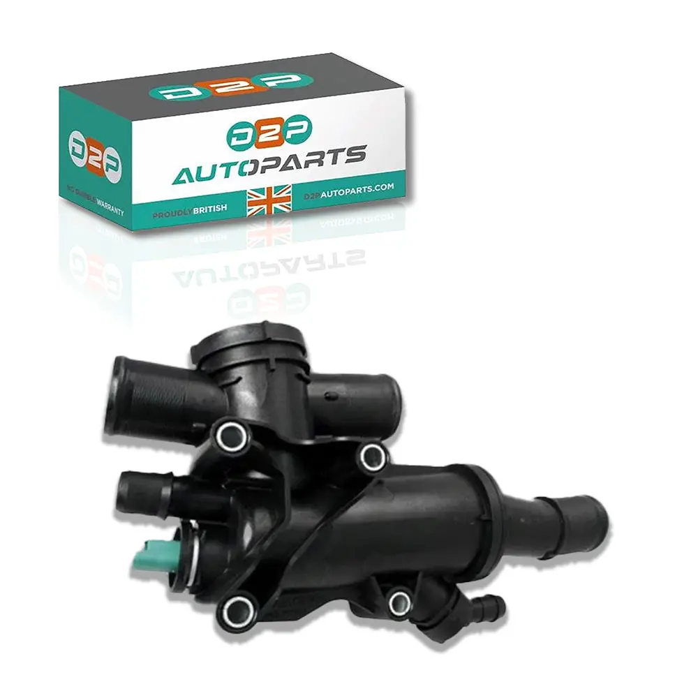 Thermostat + Housing (2 Pins) For Citroen/Fiat/Ford/Lancia/Peugeot/ Volvo 2