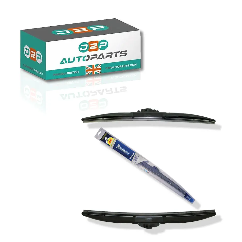 Genuine Michelin Stealth Hybrid Front Wiper Blades Pair 400Mm/16” + 480Mm/19” 2