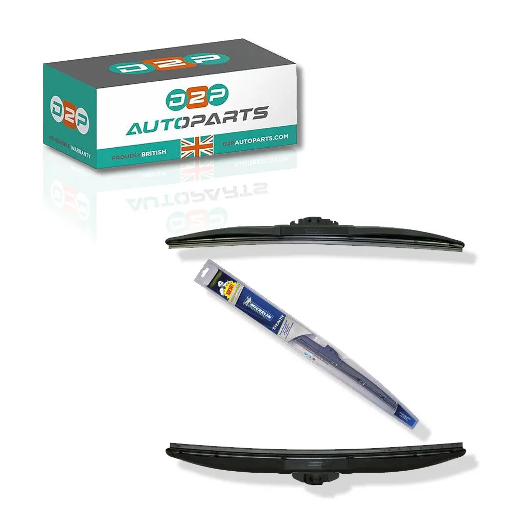 Genuine Michelin Stealth Hybrid Front Wiper Blades Pair Of 16″/ 400 Mm + 26″/ 650 Mm 2
