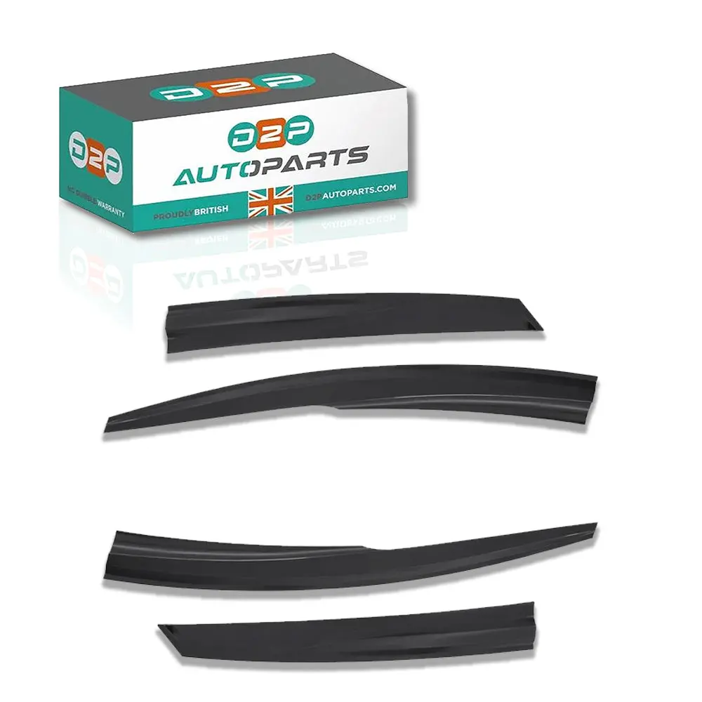 4Pcs Of Front & Rear Wind Deflectors For Ford: Focus 2