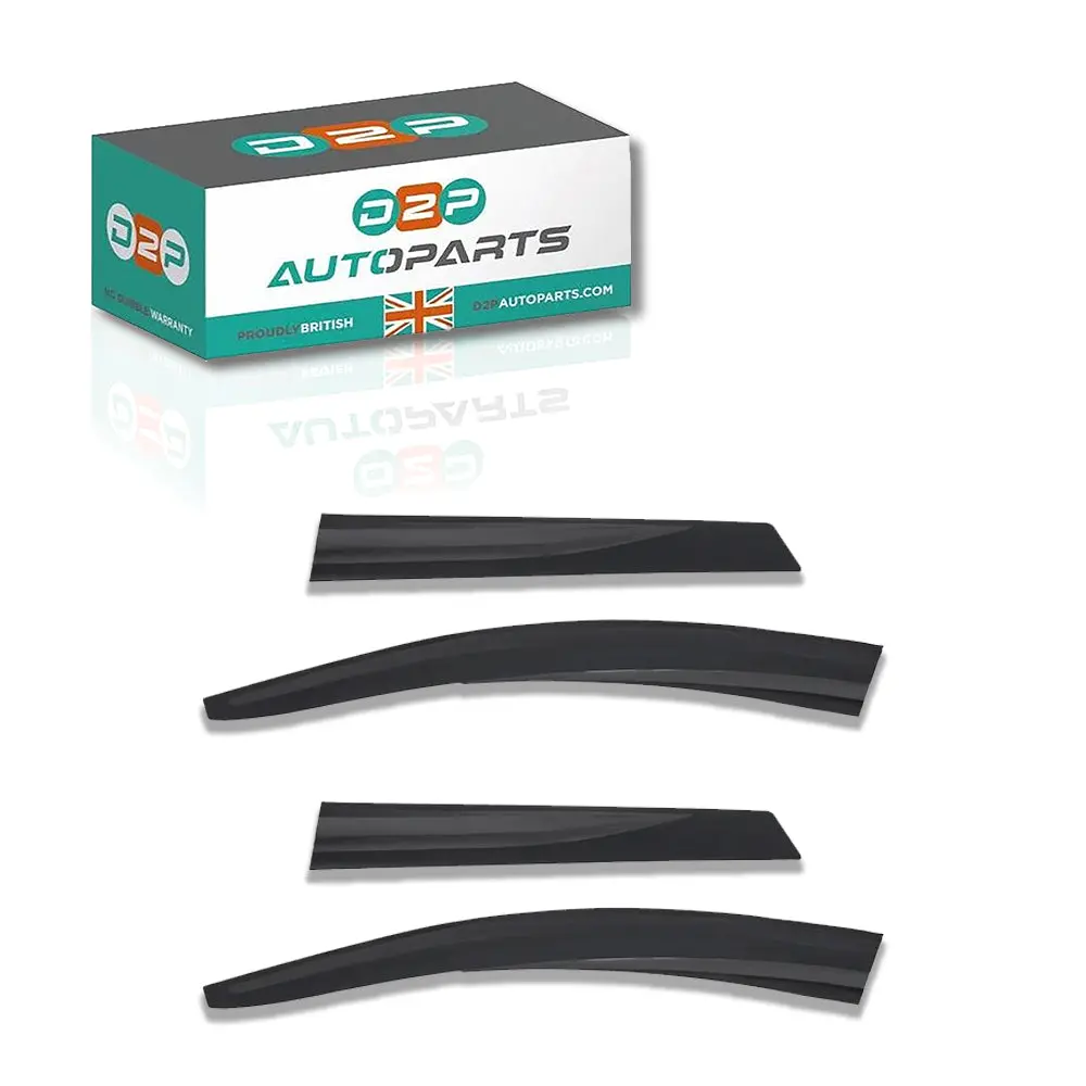4Pcs Of Front & Rear Wind Deflectors For Dacia: Duster 2018- Suv 2