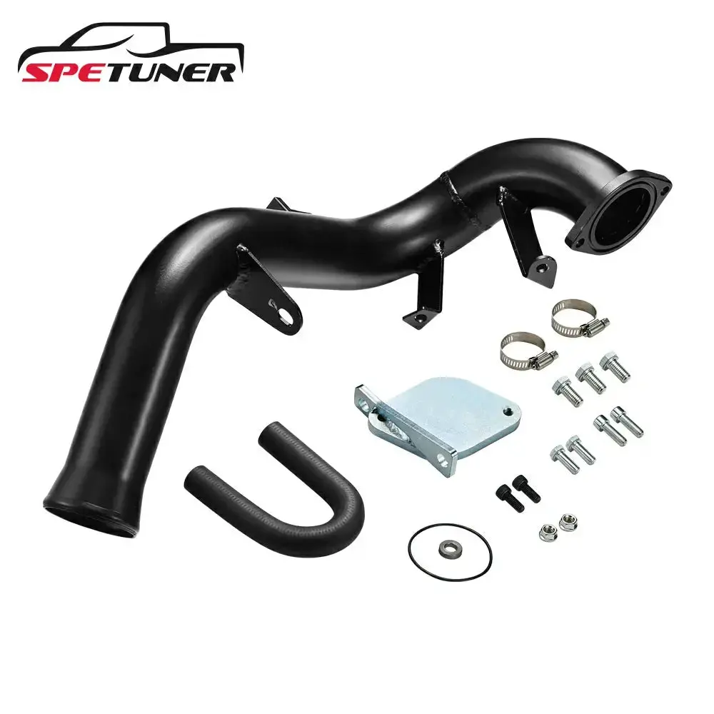 Egr Delete Kit For Lmm 2007.5-2010 6.6L Duramax High Flow Intake Elbow Pipe Tube 1