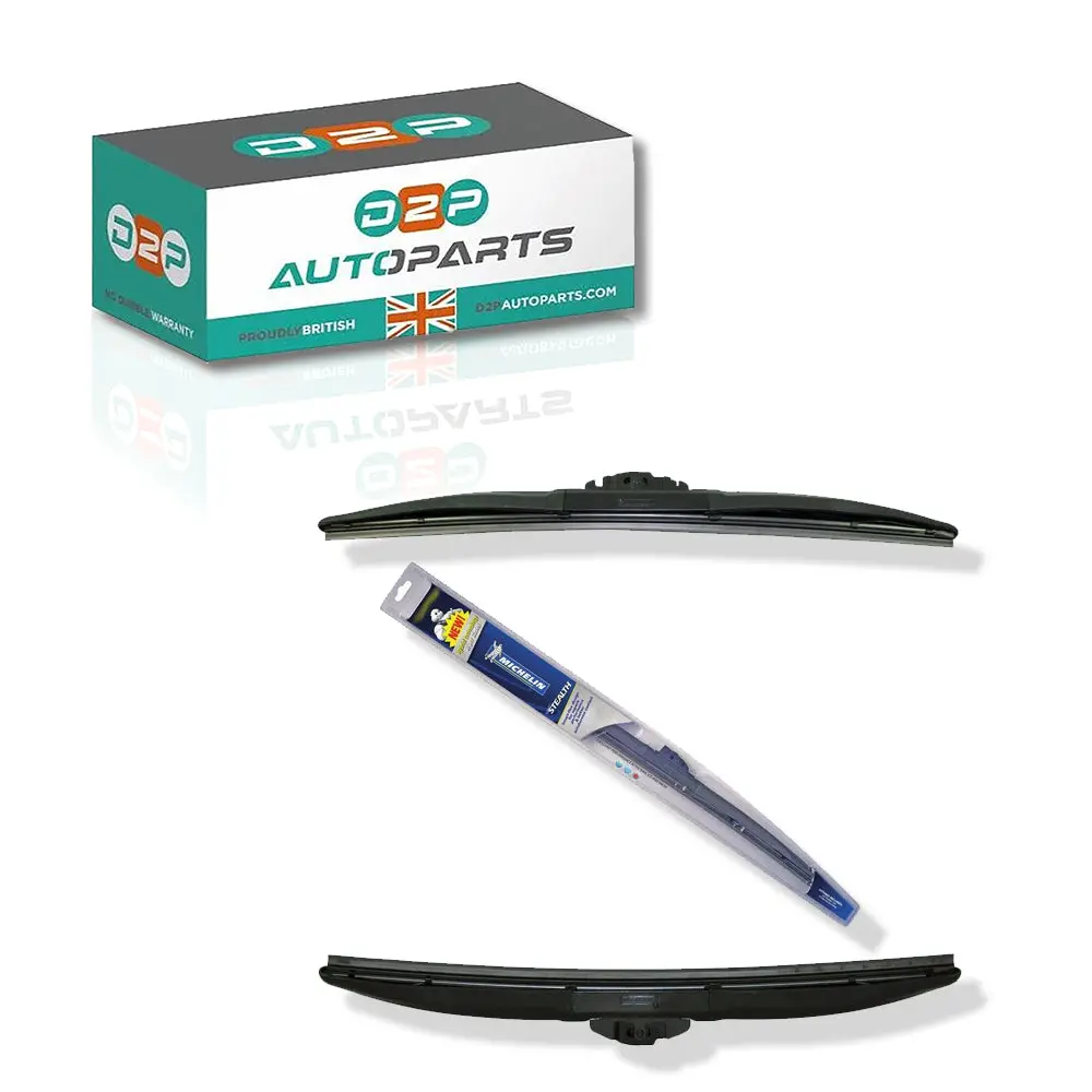 Genuine Michelin Stealth Hybrid Front Wiper Blades Pair 430Mm/17” + 450Mm/18” 2