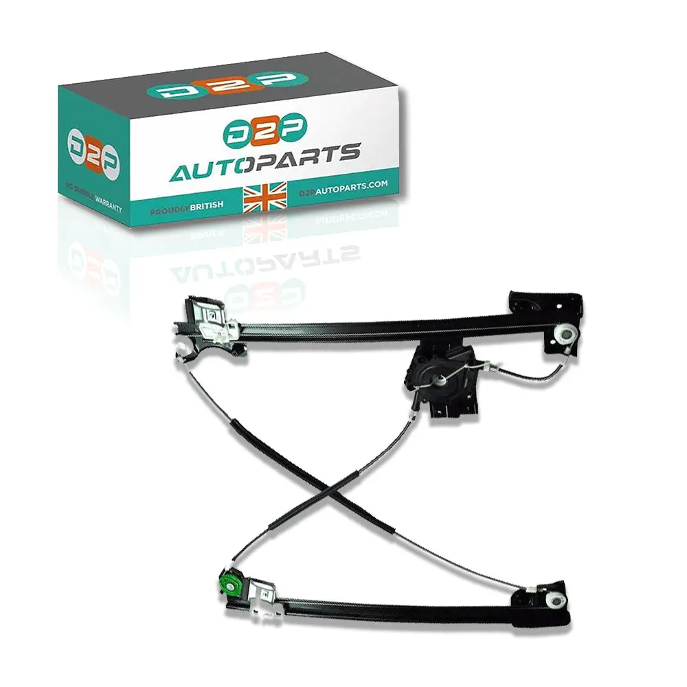 Front Left & Right Window Regulator Pair W/O Motor (5/3 Doors) For Land Rover: Freelander, Freelander 2, 2