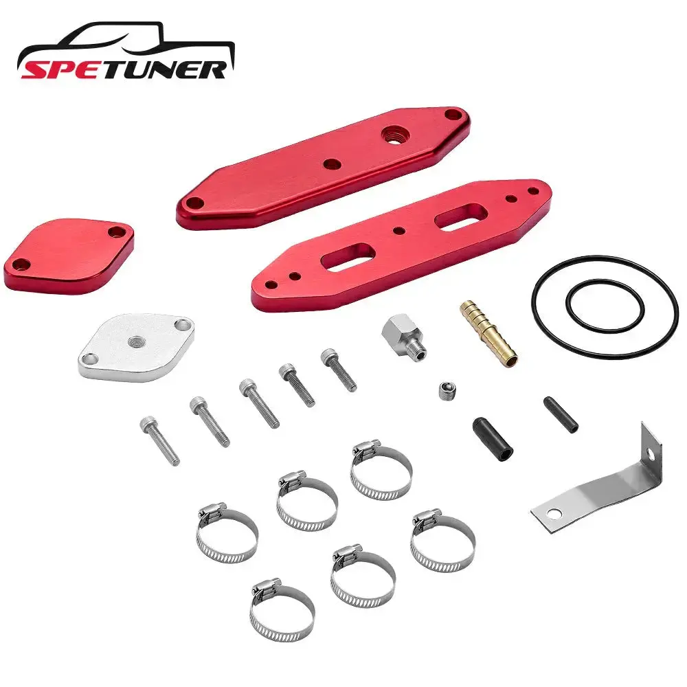 Egr Delete Kit For 2020+ Ford 6.7L Powerstroke Diesel W/Coolant Bypass Black 3