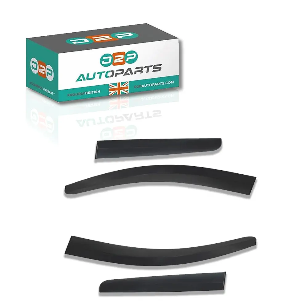 4Pcs Of Front & Rear Wind Deflectors For Nissan: Qashqai+2 2