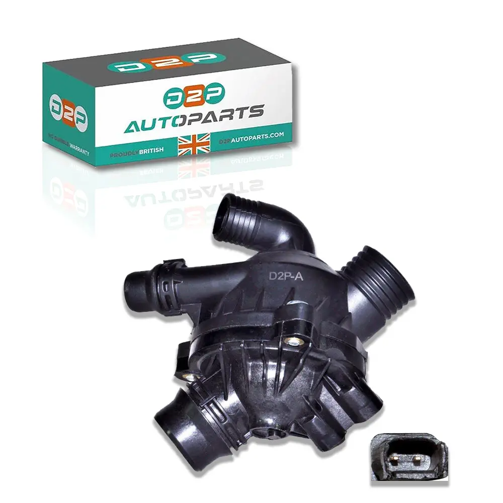 2 Pins Thermostat + Housing (97°C) For Bmw 2