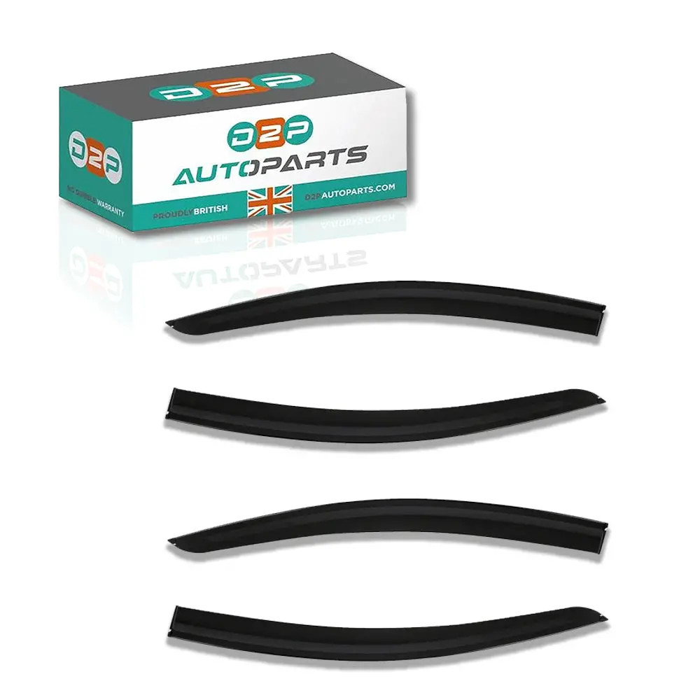 4Pcs Of Front & Rear Wind Deflectors For Toyota: Corolla 2019- Sedan 2