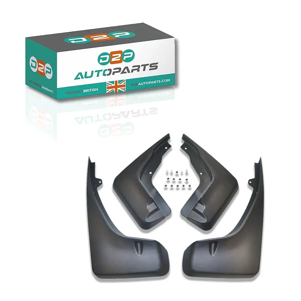 2 Front & 2 Rear Mudguards (Set Of 4) For Land Rover: Freelander 2, Lr003322 2