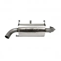 Single Slip On System W/ Oval Sport Muffler Chrome 1