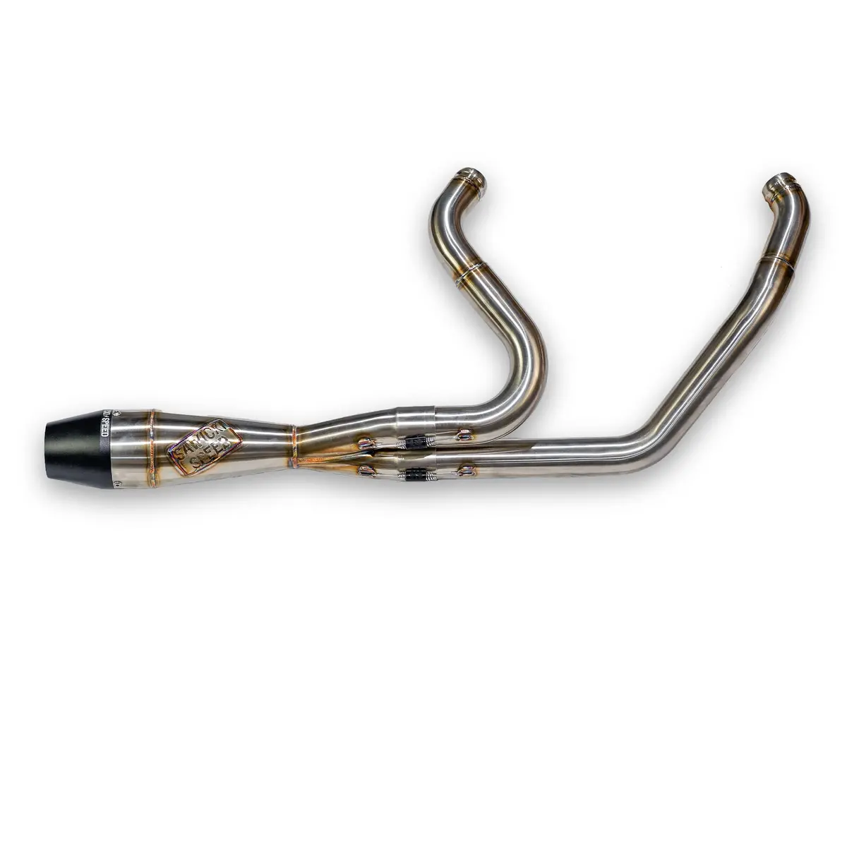 Intmdtr M8 Flt Shorty Brushed Ss W/Black End Cap 1