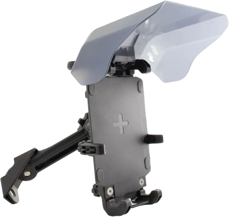 Armor Charger Phone Mount W/Visor Black 1
