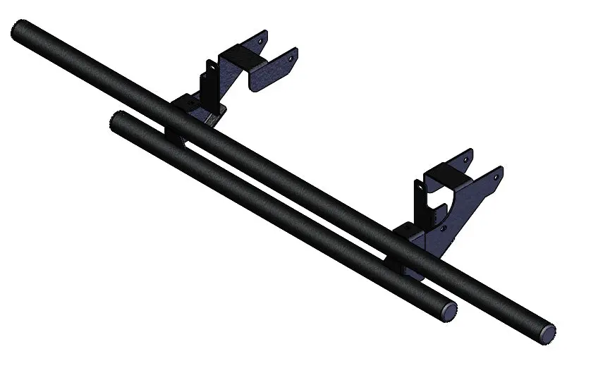 Rear Bumper Black Pol 1