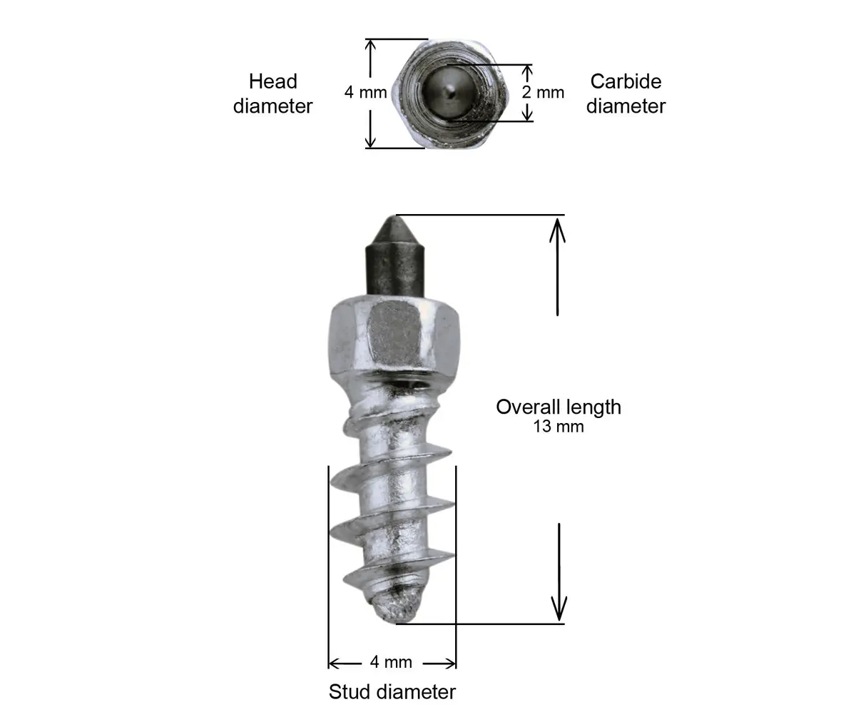 7/16" 11Mm Std Screw Studs Qty 100 2