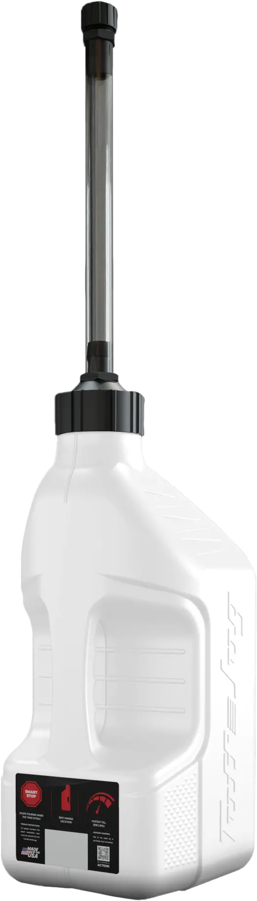 Utility Container White W/ Autostop Spout 2.5 Gal 1