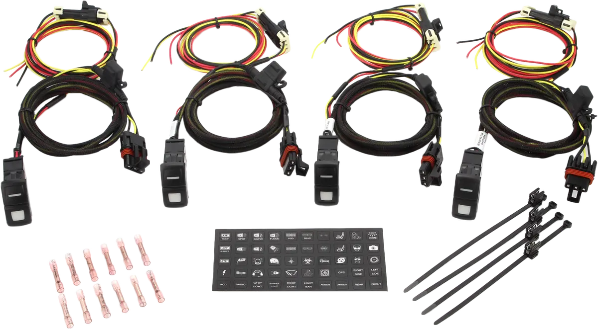 Light Duty Switch System In Cab Pulse Bar 4 Pack 2