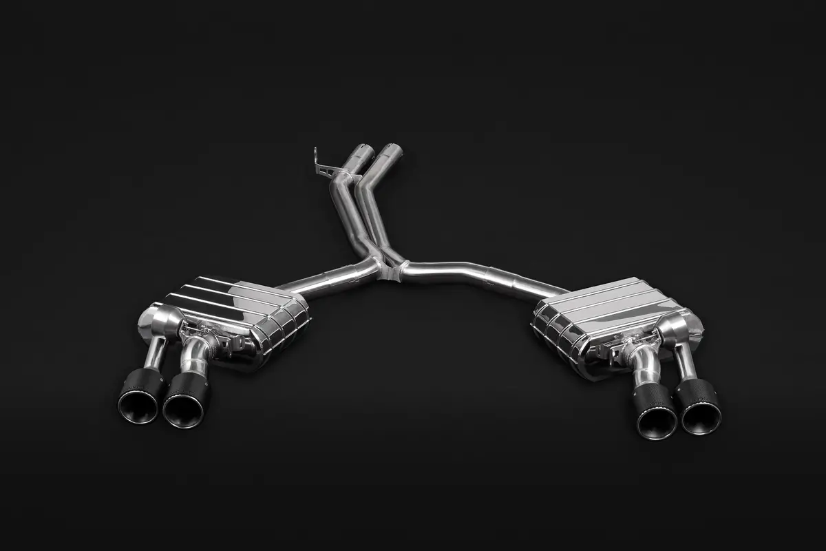 Capristo Valved Exhaust + Mid-Pipes + Carbon Tips (Ces3) - Audi S4/5 (B9/F5) 1