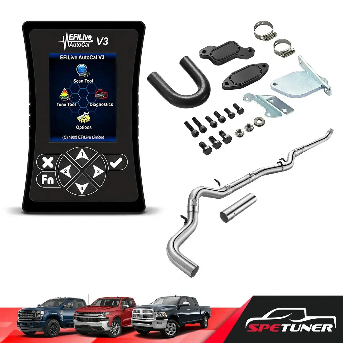 Egr/Dpf/Def Delete 2007.5-2010 Lmm 6.6L Duramax All-In-One Kit 25
