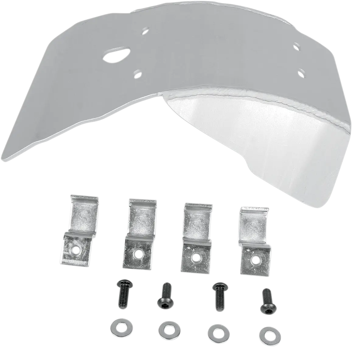 Moose Offroad Skid Plate - Silver - Yamaha - Yz 125/125 X 421 1
