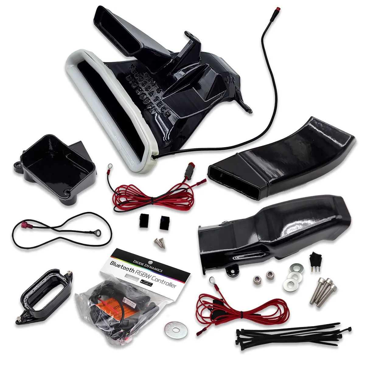 Velossa Tech Design Gr Corolla Big Mouth "Lit Kit" Ram Air Intake Snorkel Plus High Flow Induction 1